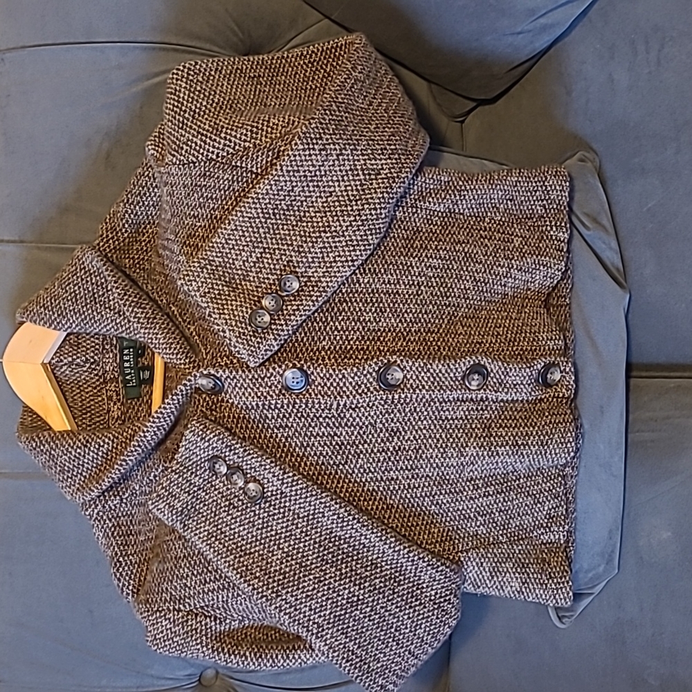 Cropped RL sweater